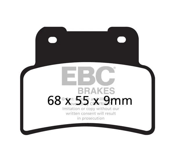 EBC Bremsbeläge & Bremsbacken für KYMCO XCITING 400 I ABS 2014-2020