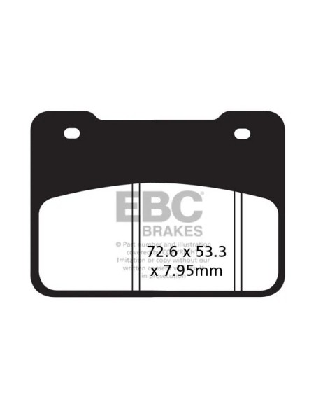 EBC Bremsbeläge & Bremsbacken für SYM MAXSYM 400 I ABS 2012-2019