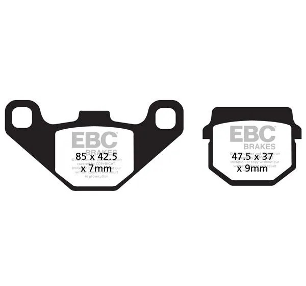 EBC Bremsbeläge & Bremsbacken für PEUGEOT KISBEE 50 4T 2010-2020