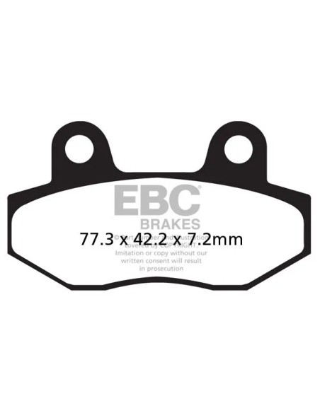 EBC Bremsbeläge & Bremsbacken für PEUGEOT SPEEDFIGHT III 50 AC 2009-2015