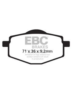 SFAC Karbon-Bremsbeläge für Roller