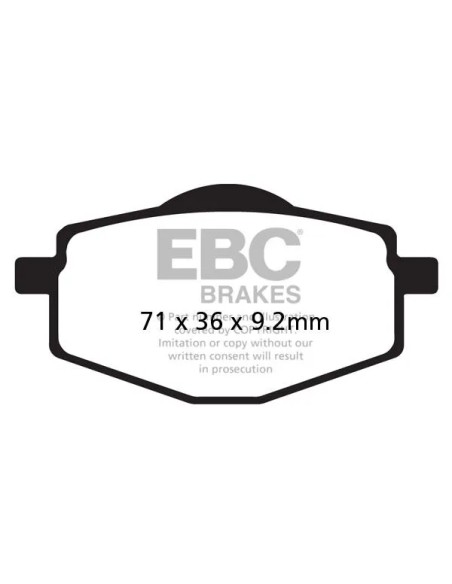 EBC Bremsbeläge & Bremsbacken für MBK FLAME 125 1996-2000