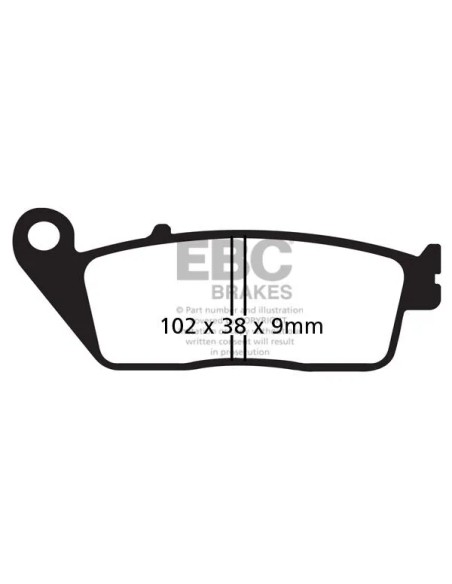 EBC Bremsbeläge & Bremsbacken für SUZUKI AN 650 ABS 2004-2015