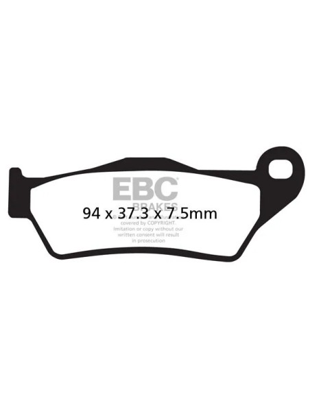 EBC Bremsbeläge & Bremsbacken für GILERA NEXUS 500 2003-2012