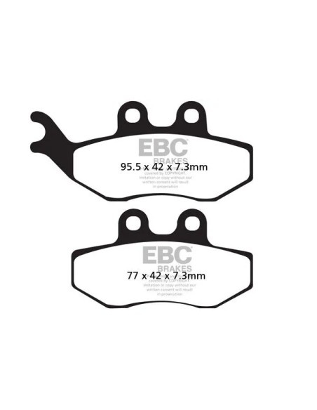 EBC Bremsbeläge & Bremsbacken für PEUGEOT SATELIS 125 2007-2013
