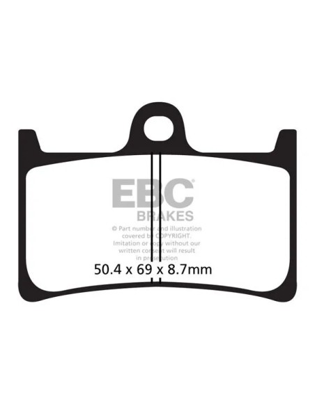 EBC Bremsbeläge & Bremsbacken für YAMAHA XP 500 T-Max 2008-2011