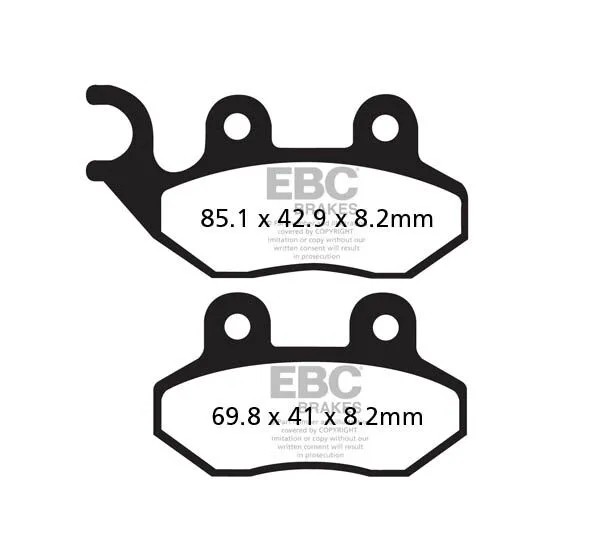 EBC Bremsbeläge & Bremsbacken für SYM MASK 50 2000-2019