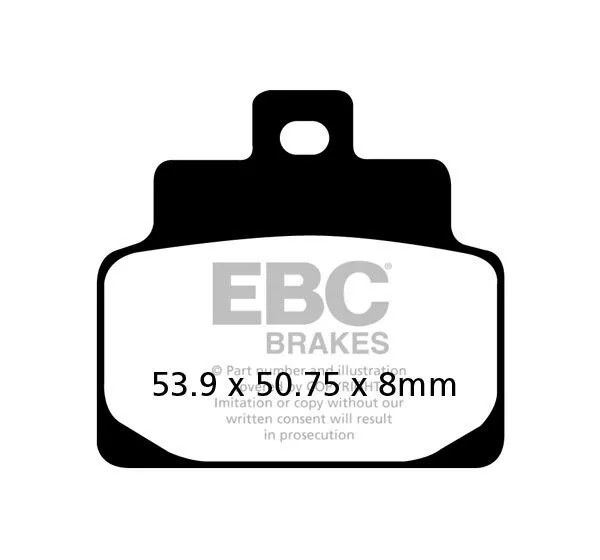 EBC Bremsbeläge & Bremsbacken für APRILIA MOJITO 125 CUSTOM 2003-2012