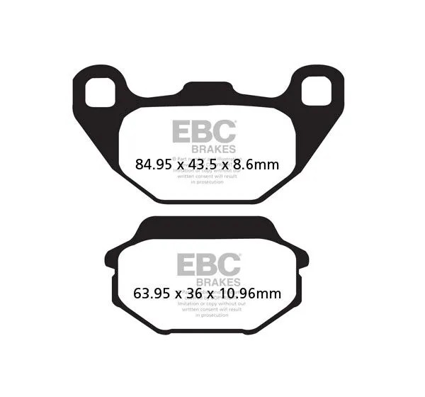 EBC Bremsbeläge & Bremsbacken für KYMCO PEOPLE 50 S 4T 2007-2017