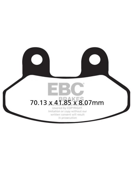 EBC Bremsbeläge & Bremsbacken für SYM VS 125 2007-2015