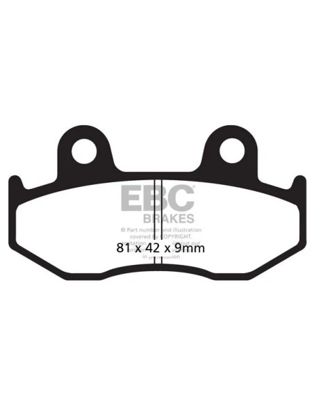 EBC Bremsbeläge & Bremsbacken für HONDA PS 125 I 2006-2011