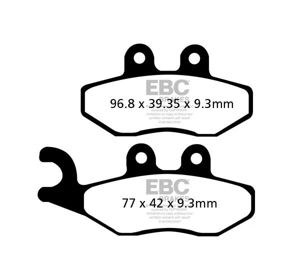 EBC Bremsbeläge & Bremsbacken für PIAGGIO FLY 50 2T 2004-2017