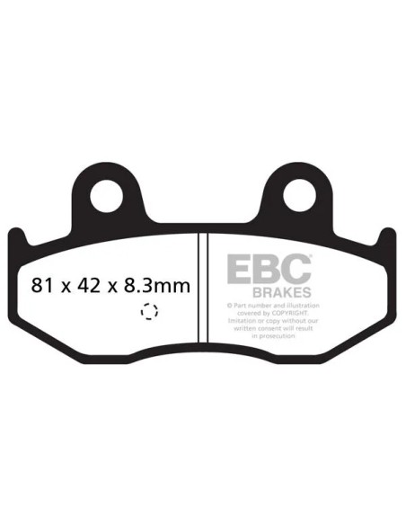 EBC Bremsbeläge & Bremsbacken für SUZUKI AN 400 2001-2006