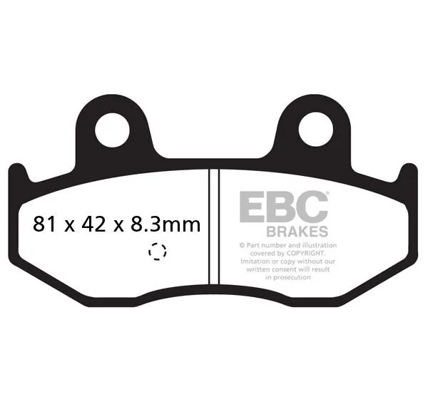 EBC Bremsbeläge & Bremsbacken für SUZUKI AN 400 2001-2006