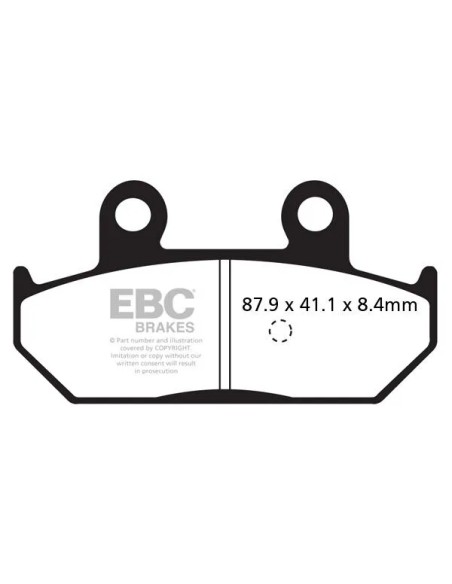 EBC Bremsbeläge & Bremsbacken für SUZUKI AN 650 ABS 2004-2015