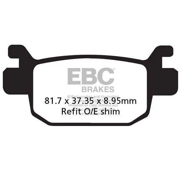 EBC Bremsbeläge & Bremsbacken für HONDA SH 125 I ABS 2013-2022