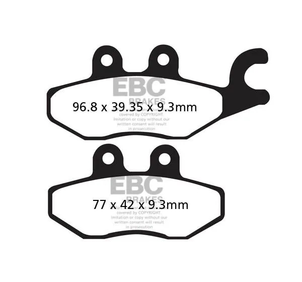 EBC Bremsbeläge & Bremsbacken für VESPA GTS 300 I.E. 2009-2017