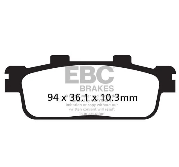 EBC Bremsbeläge & Bremsbacken für SYM JOYRIDE 200 I EVO 2009-2016