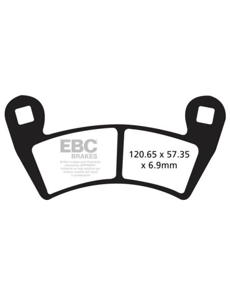 EBC Bremsbeläge & Bremsbacken für POLARIS RANGER EV 4X4 2010-2022