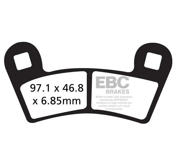 EBC Bremsbeläge & Bremsbacken für POLARIS RANGER RZR 570 4X4 2012-2020