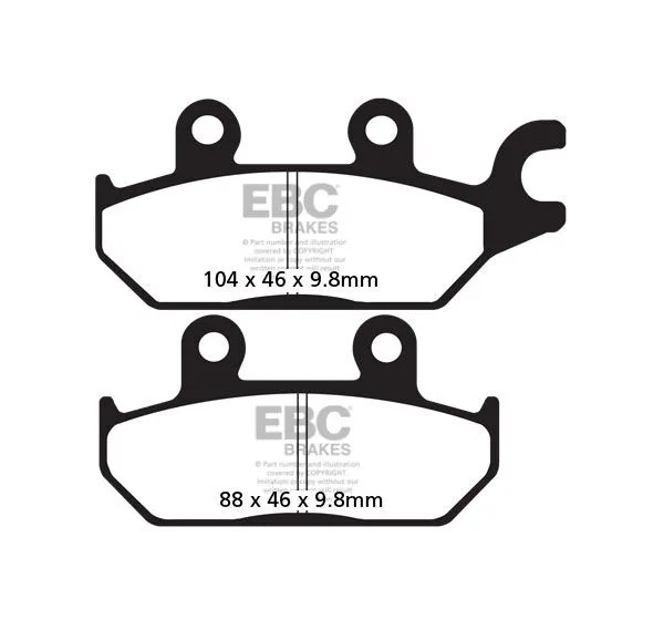 EBC Bremsbeläge & Bremsbacken für CAN AM (BRP) MAVERICK 1000 R EFI 4X4 2014-2017