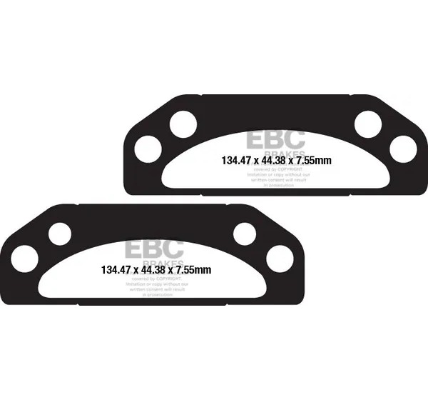 EBC Bremsbeläge & Bremsbacken für POLARIS RANGER RZR 800 4X4 2008-2014