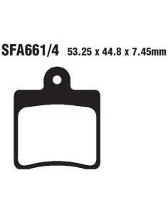SFA Serie organische Scooter-Bremsbeläge