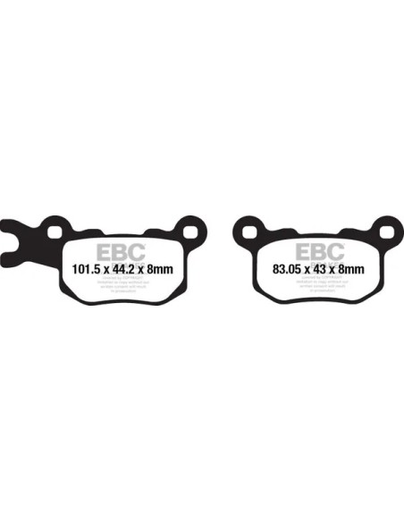 EBC Bremsbeläge & Bremsbacken für CAN AM (BRP) DEFENDER HD10 4X4 2016-2024