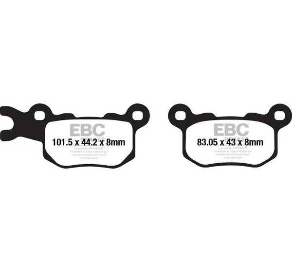 EBC Bremsbeläge & Bremsbacken für CAN AM (BRP) DEFENDER HD10 4X4 2016-2024