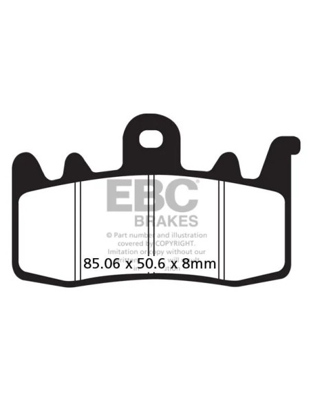 EBC Bremsbeläge & Bremsbacken für DUCATI SCRAMBLER 803 ABS 2015-2023