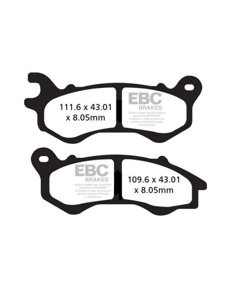 EBC Bremsbeläge & Bremsbacken für HONDA PCX 150 2012-2019