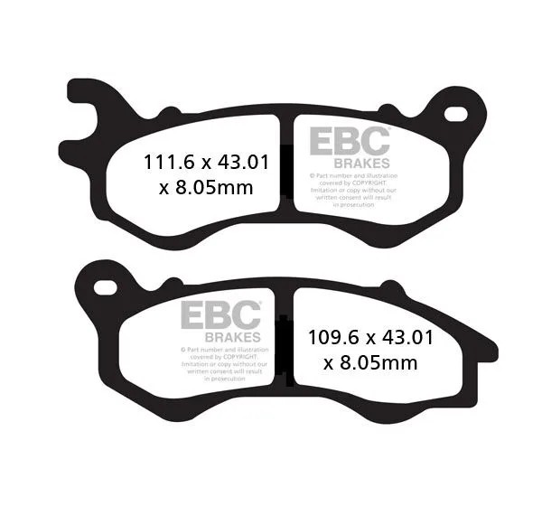 EBC Bremsbeläge & Bremsbacken für HONDA PCX 150 2012-2019