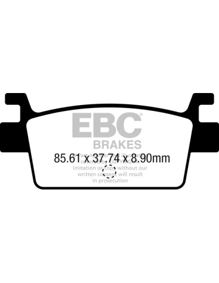 EBC Bremsbeläge & Bremsbacken für KYMCO AK 550 I ABS 2017-2021