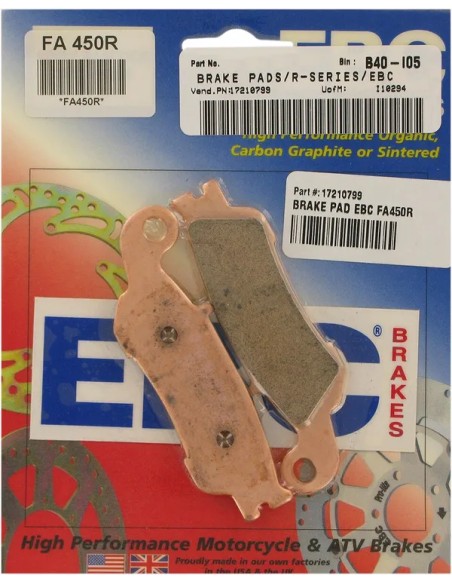 EBC Bremsbeläge & Bremsbacken - Detailansicht