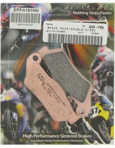 Extreme Performance Sintered "EPFA" Bremsbeläge