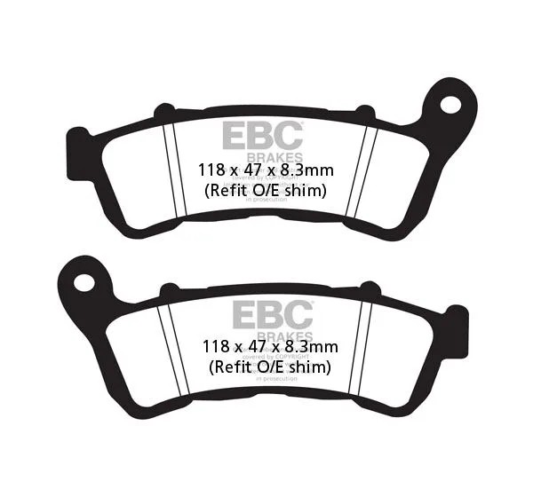 EBC Bremsbeläge & Bremsbacken für HONDA CB 1000 R ABS 2008-2017