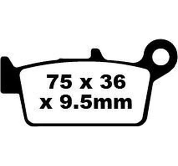 EBC Bremsbeläge & Bremsbacken - BRAKE PAD HH SINT SCOOTER