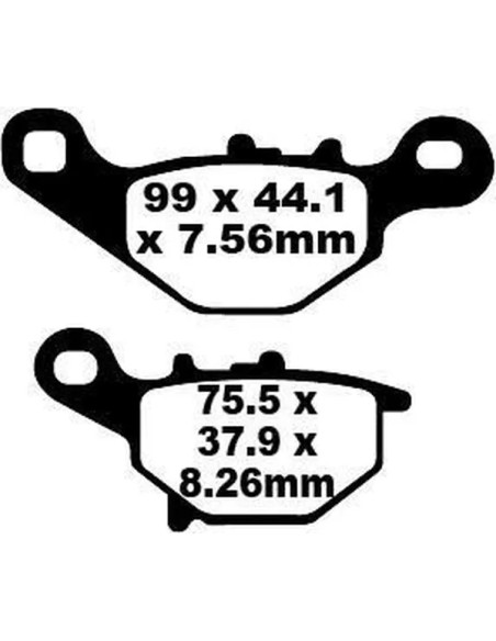 EBC Bremsbeläge & Bremsbacken - BRAKE PAD HH SINT SCOOTER