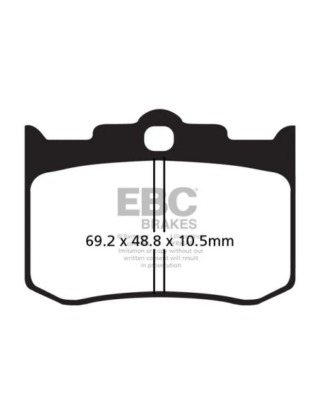 EBC Bremsbeläge & Bremsbacken - BRAKE PAD SINTERED HH