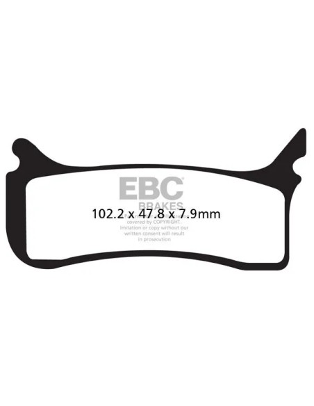 EBC Bremsbeläge & Bremsbacken für KTM SMR 525 2004