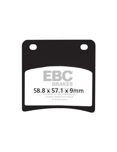 EBC Bremsbeläge & Bremsbacken für SUZUKI GSX 600 F 1988-1997
