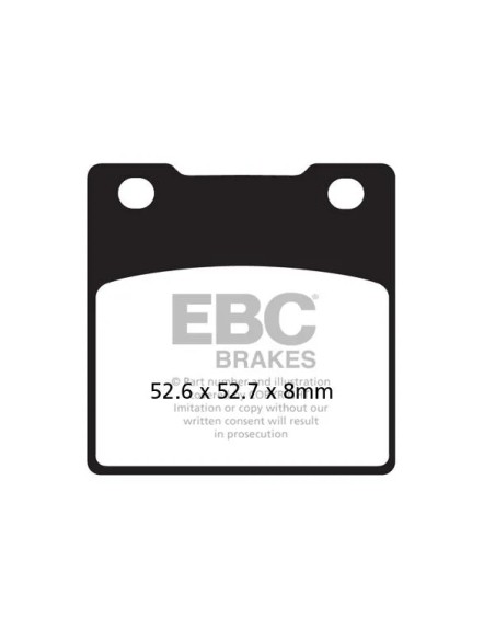 EBC Bremsbeläge & Bremsbacken für KAWASAKI ZZR 1100 1993-2001