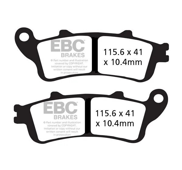 EBC Bremsbeläge & Bremsbacken für HONDA GL 1800 ABS 2001-2016