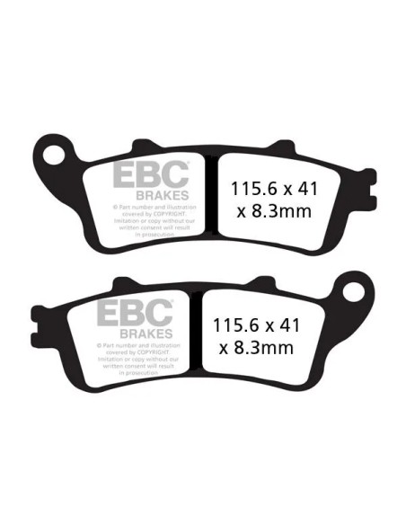 EBC Bremsbeläge & Bremsbacken für HONDA ST 1300 ABS 2002-2016