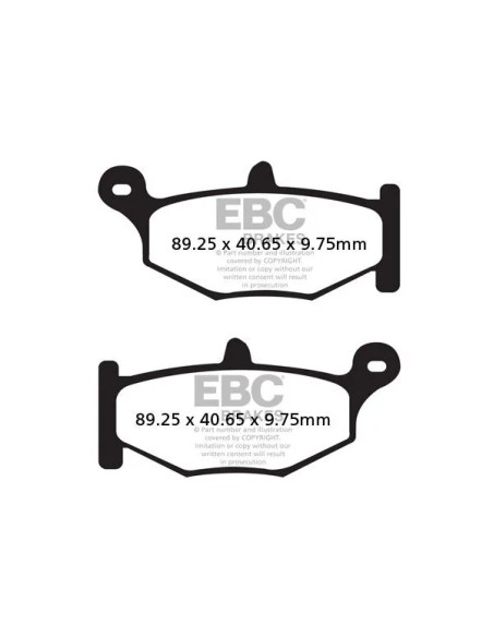 EBC Bremsbeläge & Bremsbacken für SUZUKI DL 1000 ABS 2014-2020