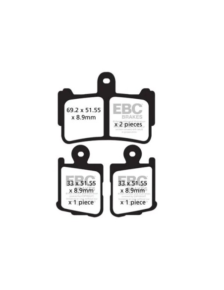 EBC Bremsbeläge & Bremsbacken für HONDA VFR 1200 F 2010-2016