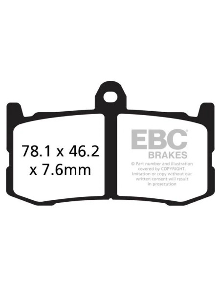 EBC Bremsbeläge & Bremsbacken für TRIUMPH DAYTONA 675 ABS 2013-2016