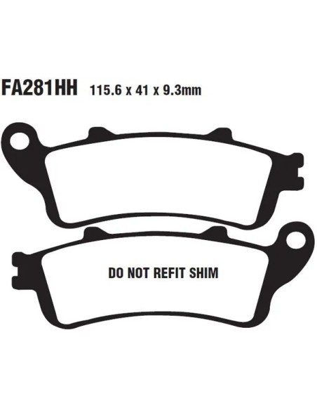 EBC Bremsbeläge & Bremsbacken für HONDA FES 150 1998-2007