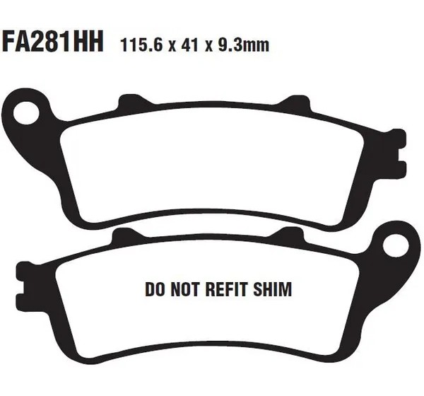 EBC Bremsbeläge & Bremsbacken für HONDA FES 150 1998-2007