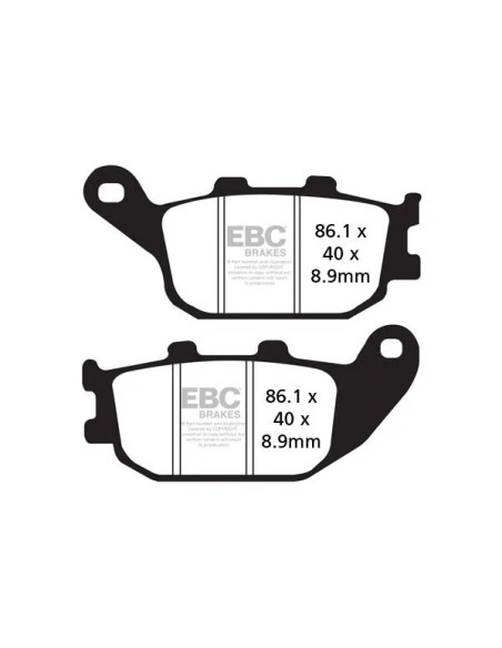 EBC Bremsbeläge & Bremsbacken für HONDA NSS 250 2001-2004